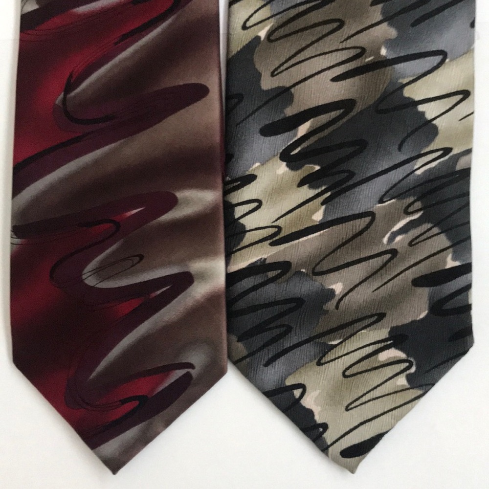 Lot of 2 neck ties - Picture 1 of 5